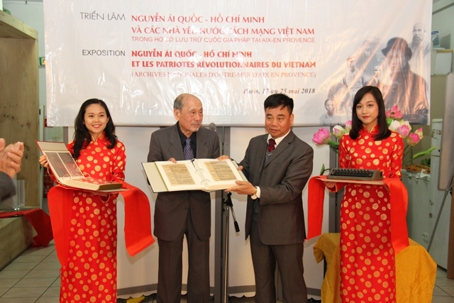 Triển lãm về Chủ tịch Hồ Chí Minh và các nhà yêu nước Việt Nam tại Pháp