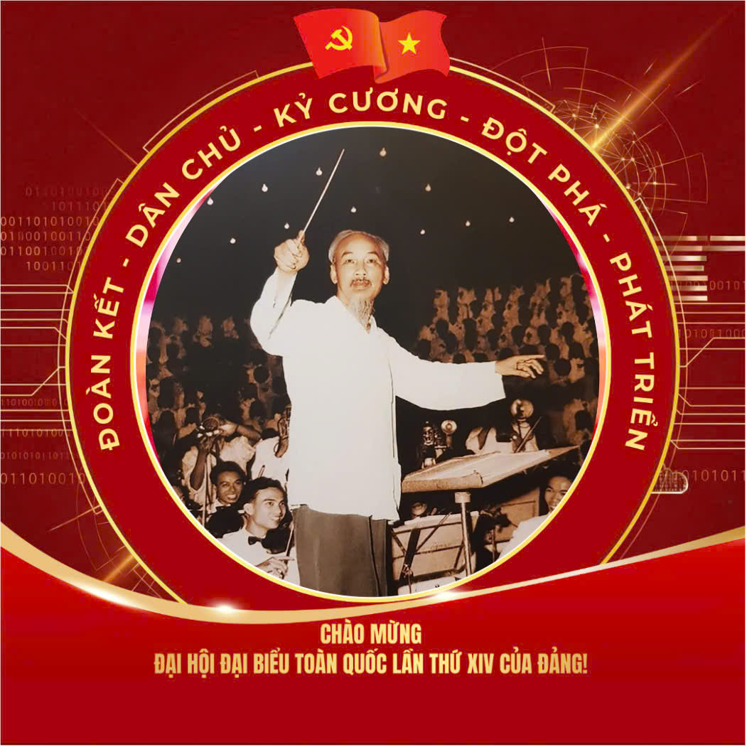 Chi bộ Trung tâm Văn hoá Việt Nam tại Pháp trân trọng chào mừng Đại hội đại biểu toàn quốc Đảng Cộng sản Việt Nam lần thứ XIV